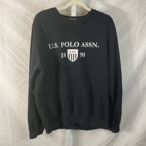 U.S. Polo Assn. Other - U.S. Polo Assn. Men's Black Crewneck Sweater